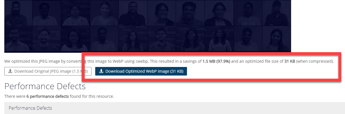 WebP Optimization